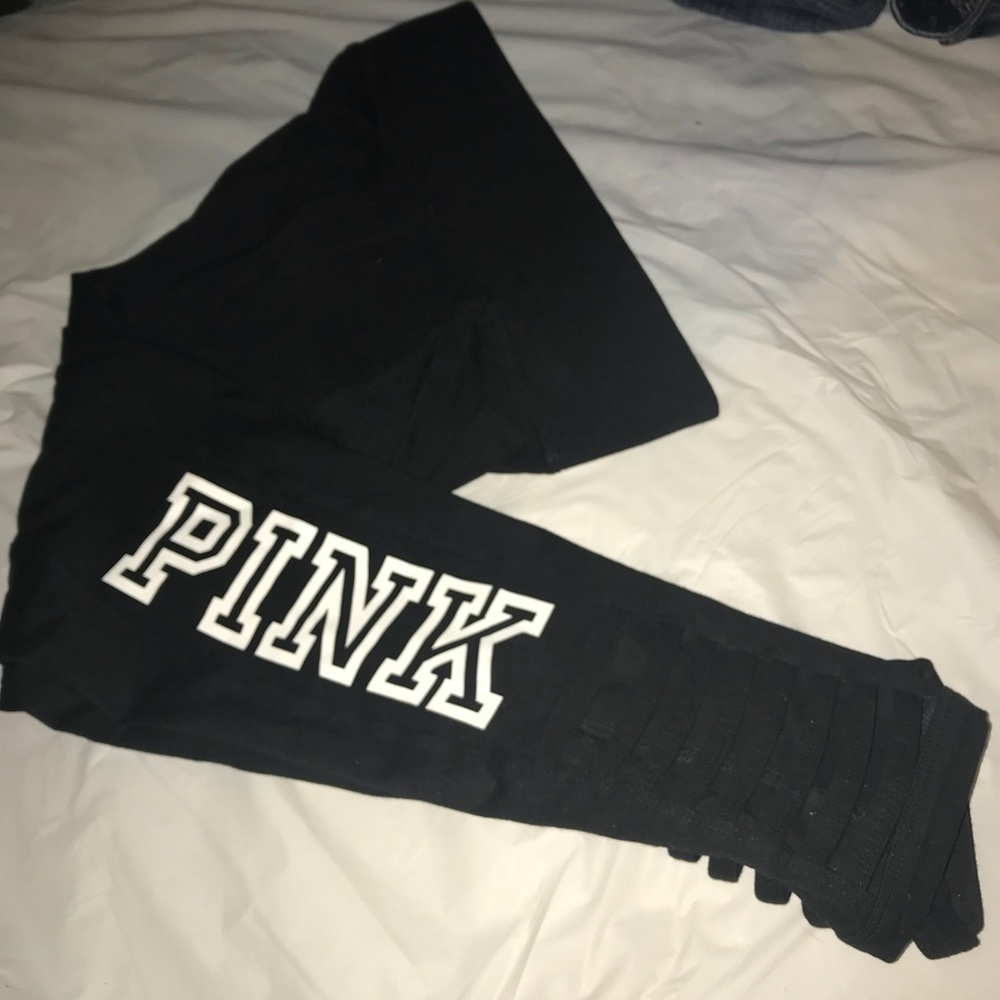 PINK ankle yoga pants